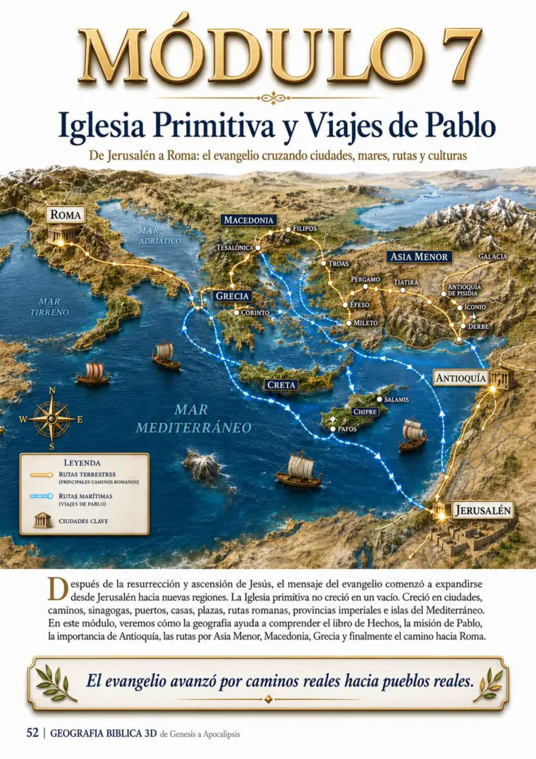 Módulo 7: Iglesia primitiva y viajes de Pablo