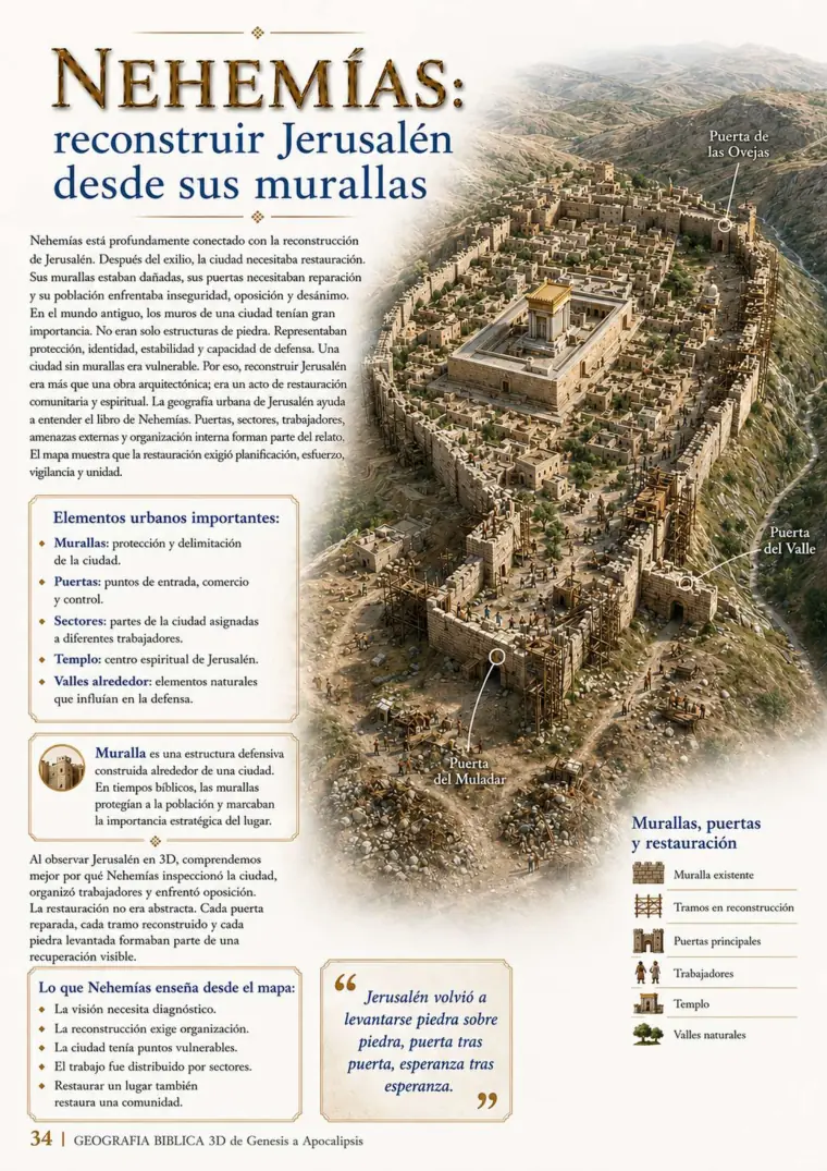 Nehemías: reconstruir Jerusalén desde sus murallas