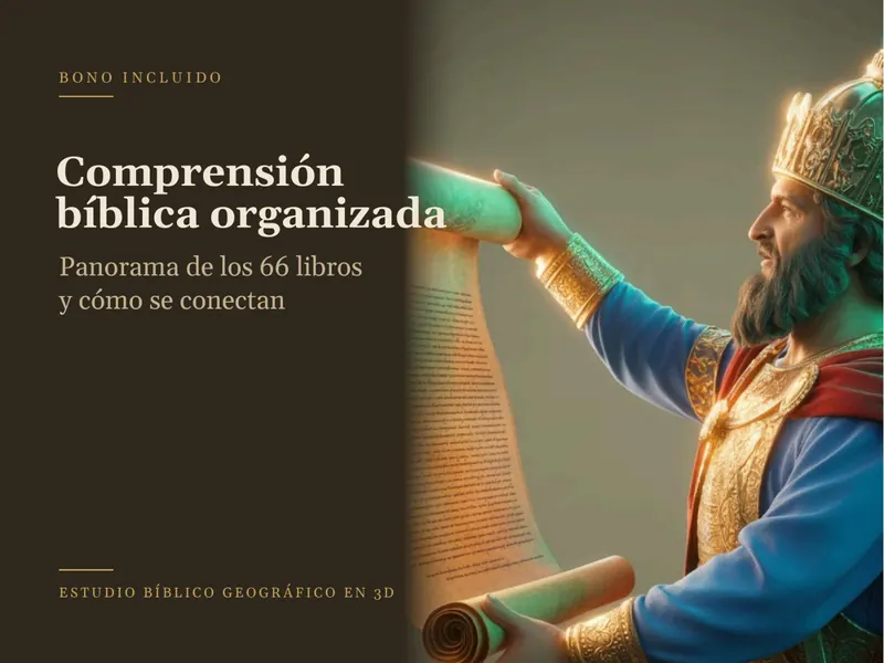 Portada del bono Comprensión bíblica organizada