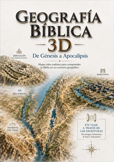 Portada de Geografía Bíblica 3D, volumen 1